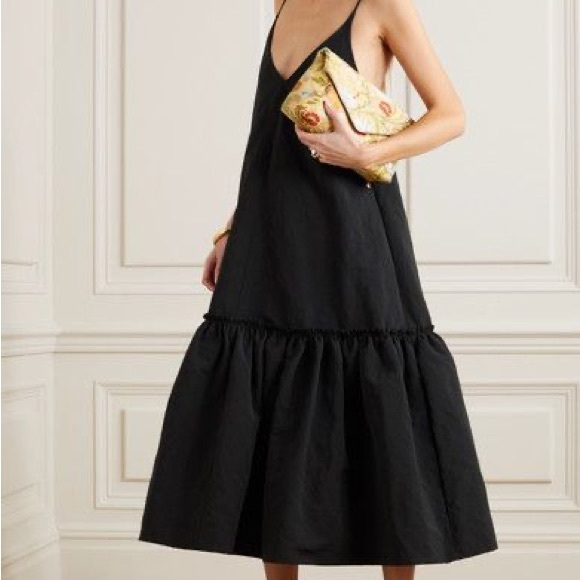 ❌SOLD❌Diba Ruffle Hem Midi Slip Dress - Picture 3 of 9